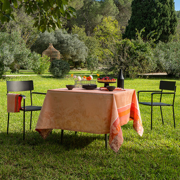 Obrus lniany Le Jacquard Français Instant Bucolique Pink