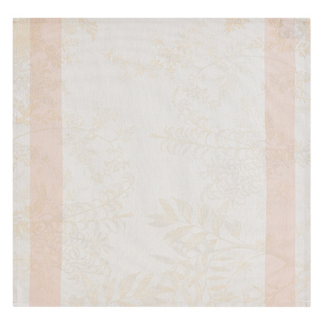 Serwetka bawełniana Le Jacquard Français Jardin d'Eden Beige