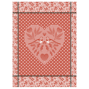 Ściereczka kuchenna Le Jacquard Français Amour Red