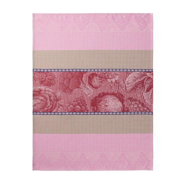 Ręcznik kuchenny Le Jacquard Français Jardin des choux Pink