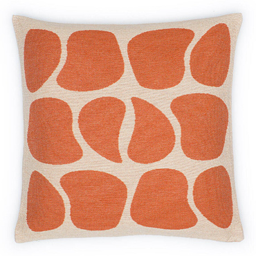 Poszewka dekoracyjna Cotton Cloud RAW Pomarańczowe Kamyczki
