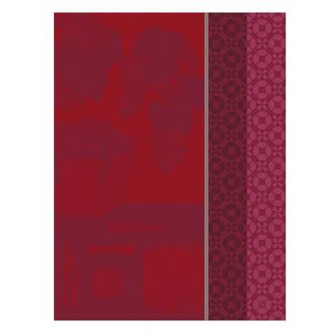 Ściereczka kuchenna Le Jacquard Français Vin En Grappe Red Ostatnie Sztuki