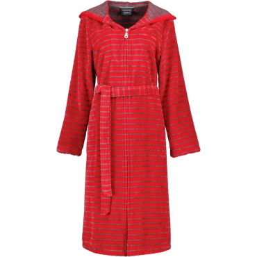 Szlafrok damski Cawo Shades Hooded Red