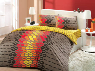 Pościel satynowa Hobby Fatima Red 100% bawełna