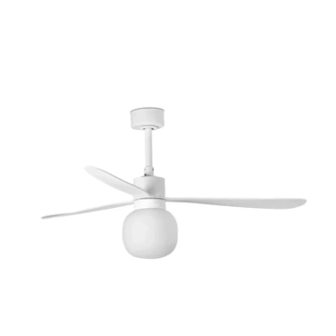 Wentylator sufitowy Faro Barcelona Amelia L White Ball LED Fan DC