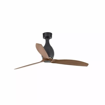 Wentylator sufitowy Faro Barcelona Mini Eterfan M Matt black/wood DC