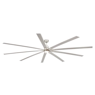 Wentylator sufitowy Faro Barcelona Manhattan LED XL Mat nickel fan DC 