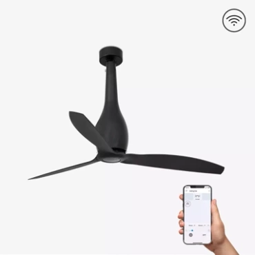 Wentylator sufitowy Faro Barcelona Eterfan M Matt black DC SMART